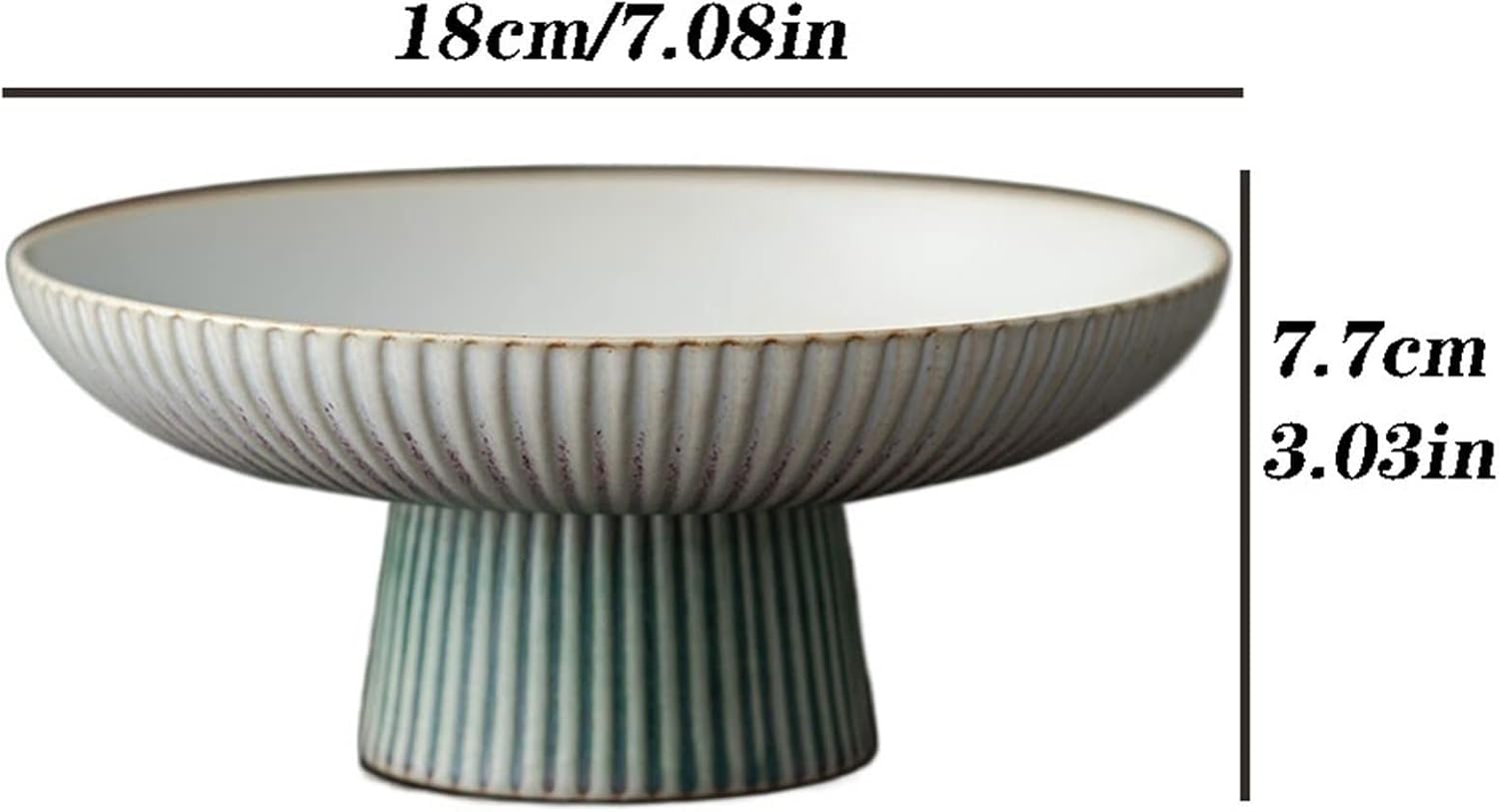 Fruit Tray Countertop Fruit Basket High Foot Refreshment Fruit Plate Home Living Room Dessert Snack Candy Bowl Fruit Tray Fruit Basket Fruit Plate Fruits Bowl (Size : L) ()