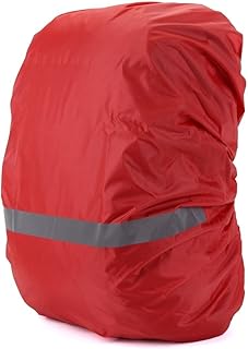 10L a 70L al aire libre impermeable mochila cubierta protección fiable contra la lluvia durante aventuras (L rojo)