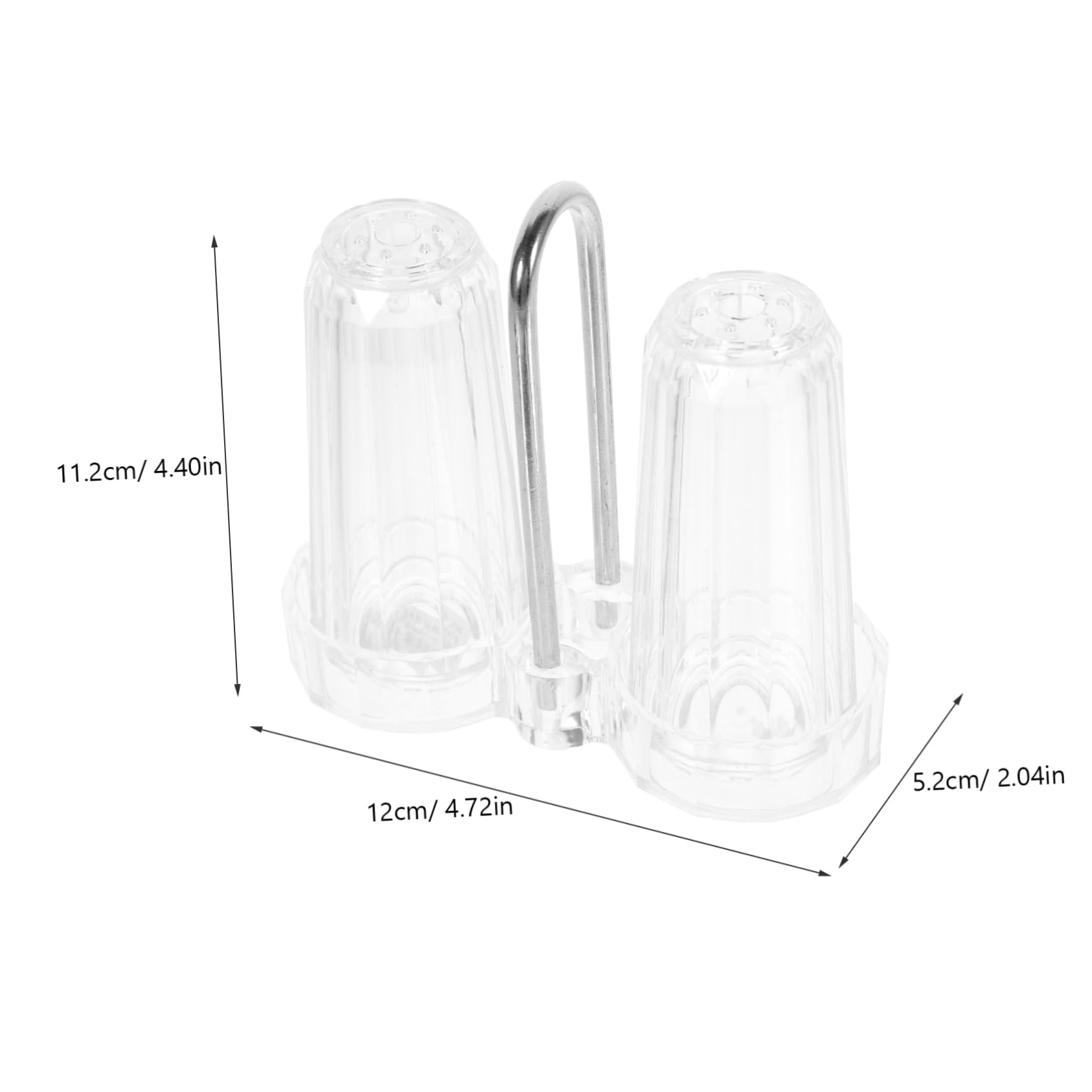 PRETYZOOM Shakers Acryllic Holder Kitchen Spice Bottles Dispenser Shaker for Home Restaurant