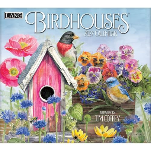 Birdhouses 2027 Wall Calendar by Tim Coffey