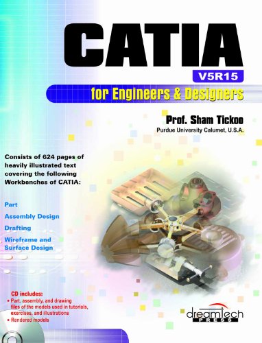 CATIA V5R15 FOR ENGINEERS & DESIGNERS 8177226614 Book Cover
