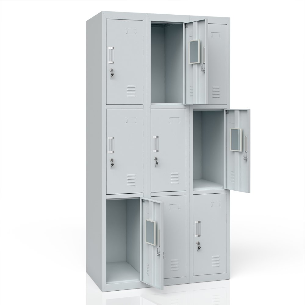 Armoire de vestiaire métal 9 Compartiments