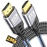 [FABRICATION HAUTE QUALITÉ POUR LA VIE QUOTIDIENNE]: Équipé de conducteurs en cuivre pur, de connecteurs plaqués or, d'un boîtier en aluminium et d'une gaine en nylon doublement tressée. Le Câble HDMI mâle à mâle est conçu pour un branchement/débranchement fréquent et une utilisation à long terme dans le salon ou le bureau