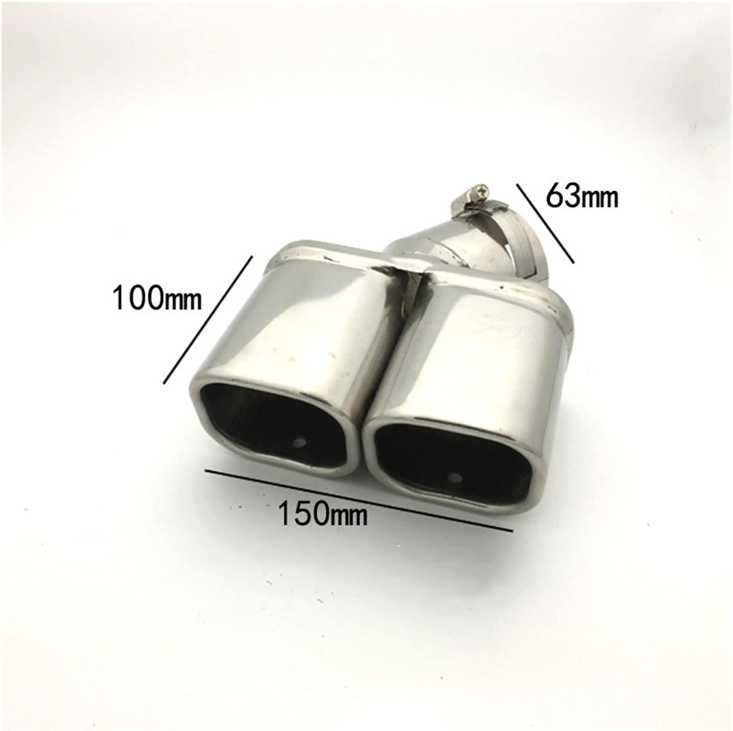 Terminale di Scarico del Tubo di Scarico per Nissan Qashqai J10 2009-2015,Gola di Scarico Silenziatore Tubo di Scarico Gola di Coda Decorazione per Auto