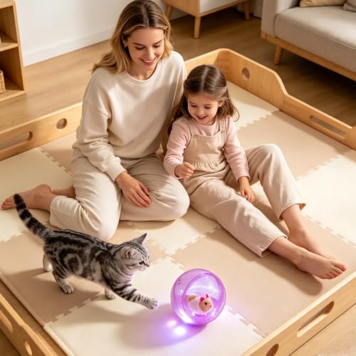 Pelota interactiva para perros y gatos con sensor eléctrico 3