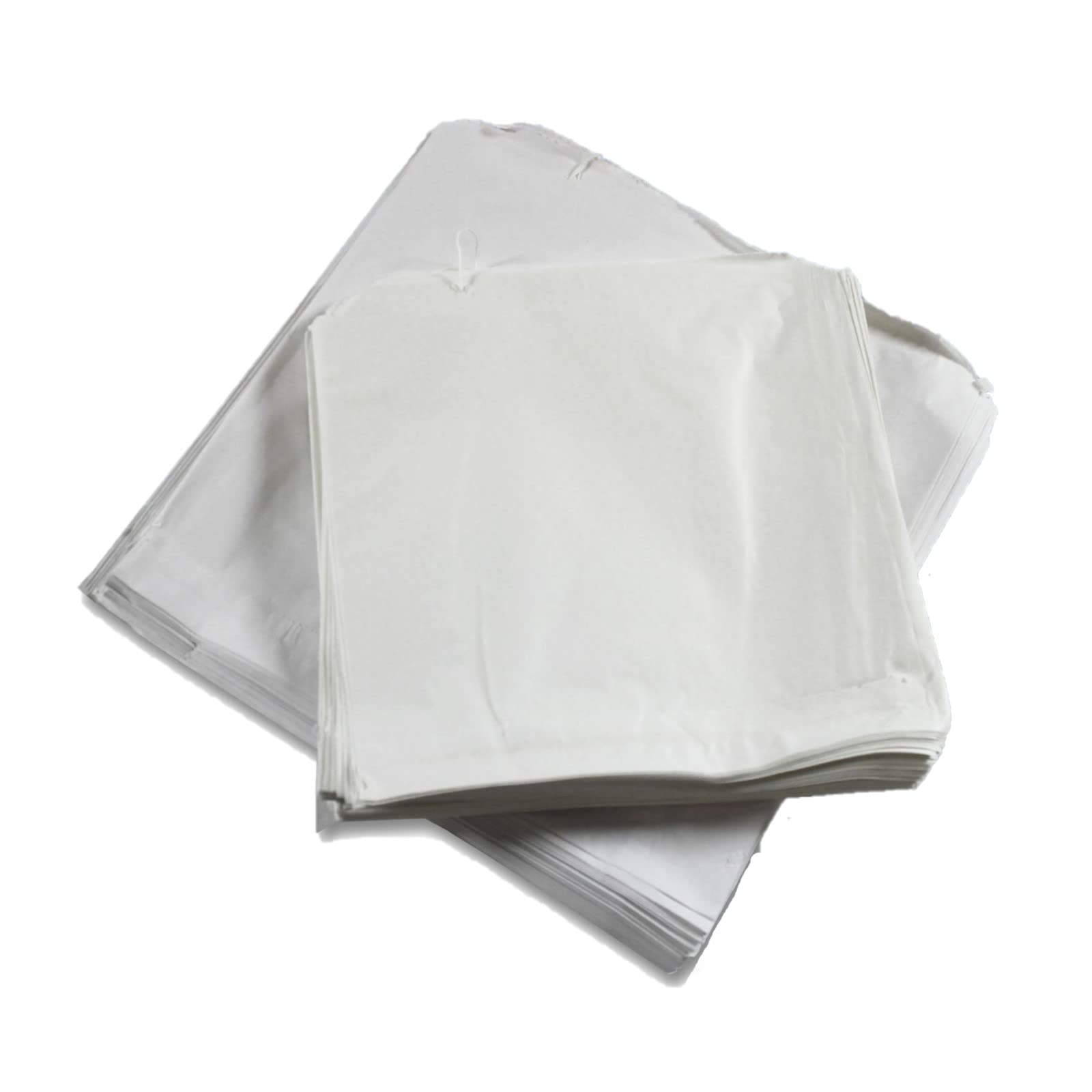 ODL Packaging White Sulphite Strung Paper Sweet Grocery Fruit Sandwich Food Bags (White 6" x 6", 1000 Bags)