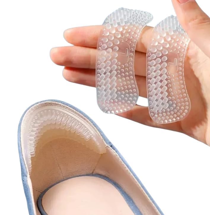Silicone Heel Grips for Loose Shoes XL 3cm x 9.5cm Self Adhesive Heel Cushion Inserts Anti Slip Shoe Back Pads Prevent Blisters Heel Rubbing and Heel Slip for Pumps Flats Heels and Dress Shoes (2)-image-46