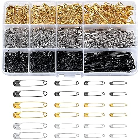 540 Piezas Imperdibles de Seguridad de Metal Cover