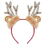 Christmas Reindeer Antler Headband Xmas Antler Ears Hair Band Accessories for Women Girls