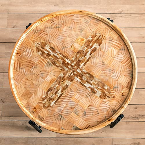 Gexpusm Wood Coffee Table, Natural Wood Coffee Table, Solid Wood Center Large Coffee Table For Living Room #TOP10