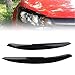 Three T Lunettes de phare de voiture phares sourcils paupières lunette autocollant sourcils garniture de couverture garniture Pour Polo Mk5 6R 6C 2011 2012 2013 2014 2015 2016 2017