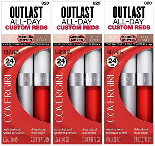 COVERGIRL Outlast All-Day Lipcolor You're On Fire! .13 fl oz 3 Pack