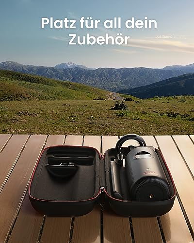 NEBULA Capsule 3 All-in-One Reisehülle, maßgeschneidert für Capsule 3 Laser, Netzteil, Kabel, Fernbedienung und Ständer, wasserdichtes und schützendes Polyester-Design