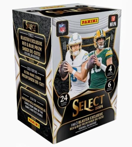 2024 Panini Select Football Sealed Blaster Box (6 Packs/Box)