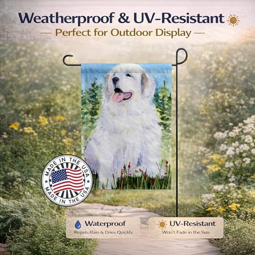 Drapeau Great Pyrenees pour décoration de jardin et terrasse