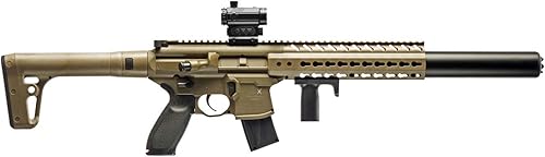 Miniatura 2 de Sig Sauer Airgun MCX MRD Rifle de aire semiautomático .177 Pellet BlkFDE