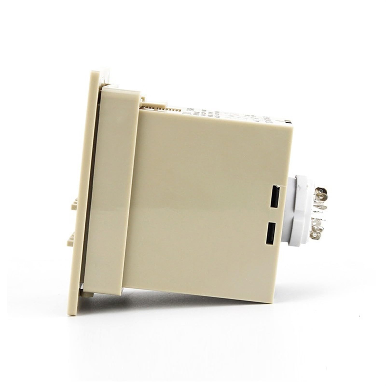 Relè temporizzato JS14S AC 220V 380V Temporizzatore ritardato 0,01s-999H DPDT Temporizzatore Digitale programmabile con Base Presa (Size : AC380V)