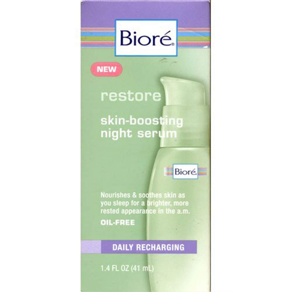Biore Skin Boosting Night Serum 1.4 fl oz (41 ml)