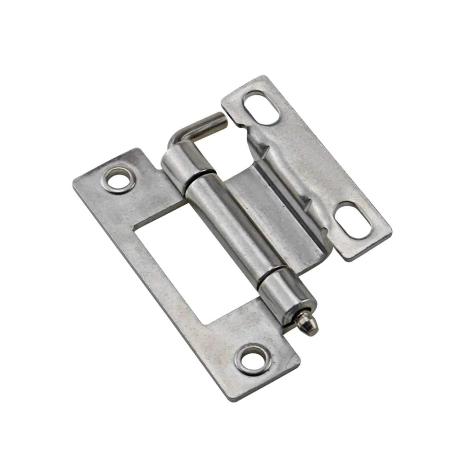 Charnière porte dissimulée inox pour rénover une armoire mécanique proprement
