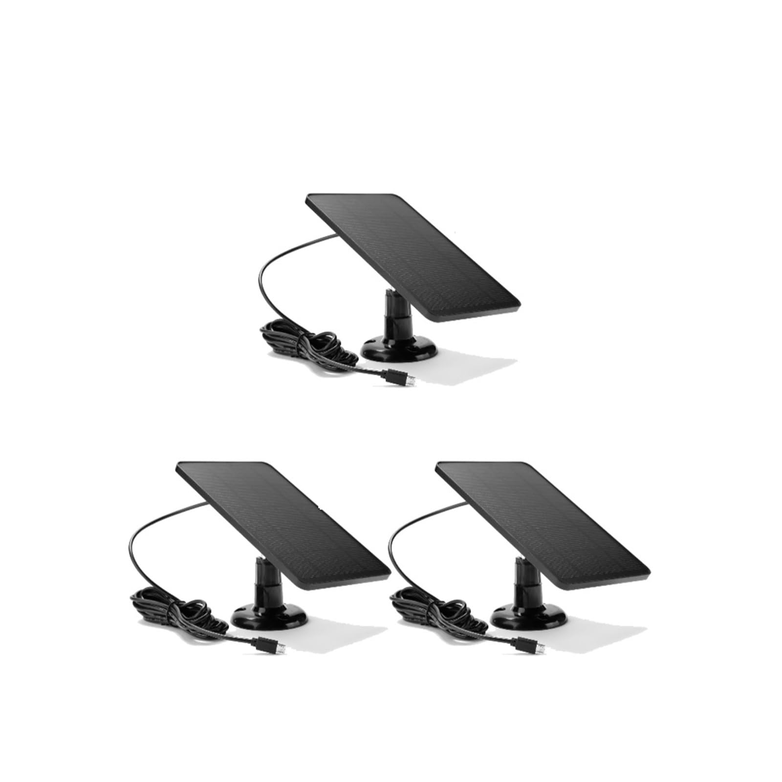 Panneaux solaires portables 5V pour éclairage domestique et caméra de jardin