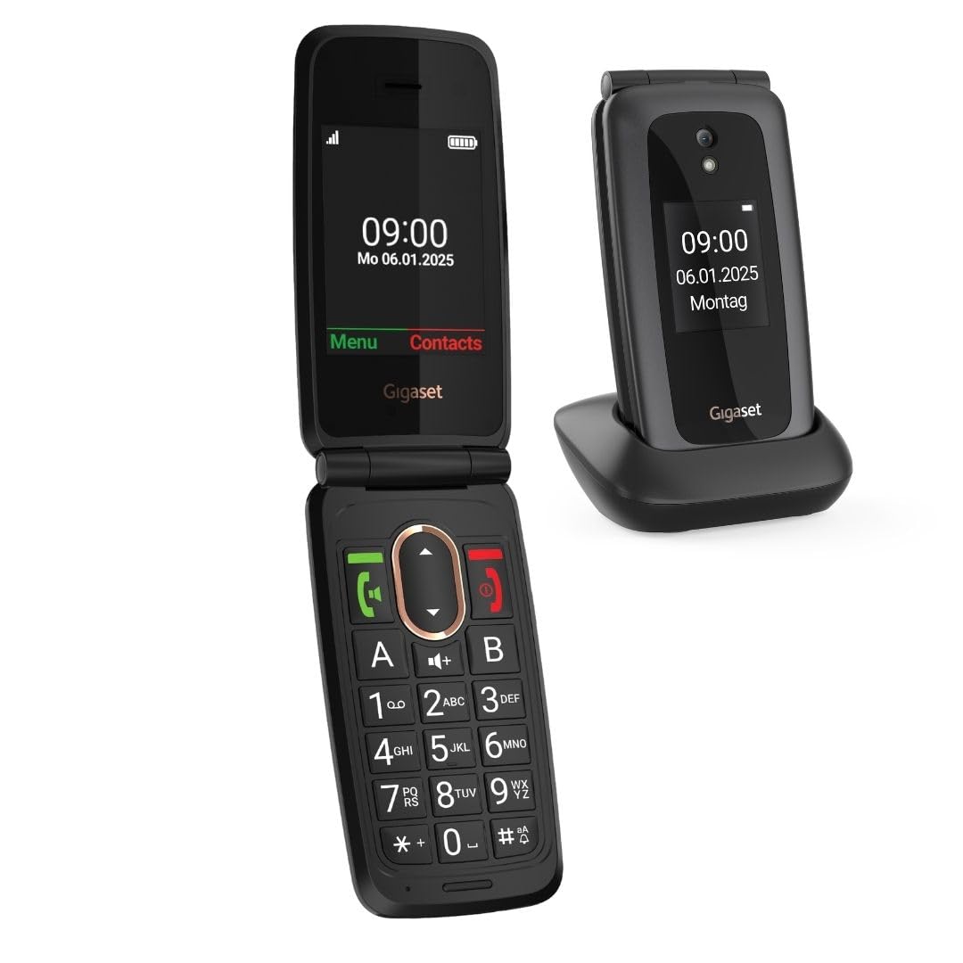 Gigaset GL795 Feature Phone, dunkelgrau