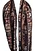 Etwoa's Bookshelf Infinity Scarf and Loop Scarf, Brown, Large