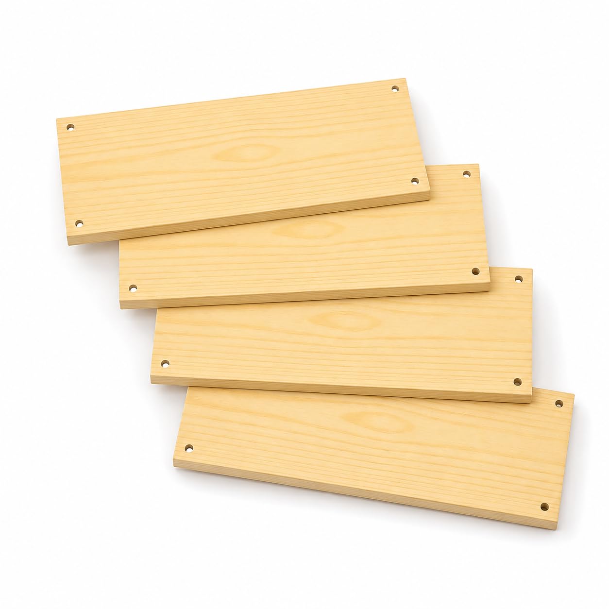 ACN Kohinoor | Pinewood Plank for Macrame Products | Rectangle Wooden Plank for Crafting | Solid and Natural Wooden Plank | DIY | Pack of 4Pcs, 5 x 10 Inches (Depth 10 mm)-image-26
