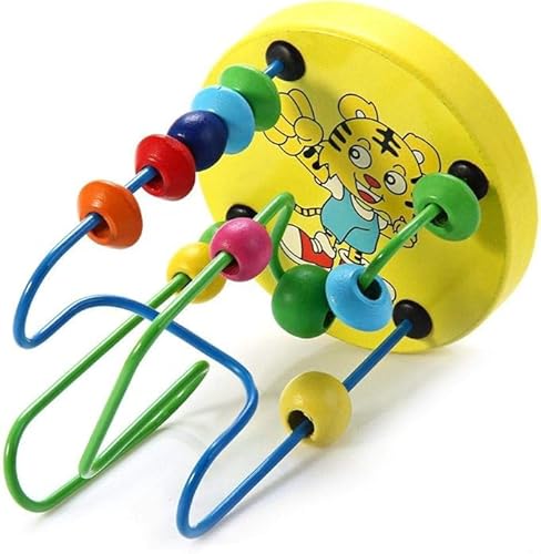 لعبة متاهة خشبية للأطفال – لعبة مسار خرز تفاعلية قابلة للانزلاق | لعبة تعليمية لتعزيز التنسيق بين اليد والعين وتطوير المهارات الحركية الدقيقة من كيدززون