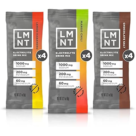 LMNT Keto Electrolyte Powder Packets | Paleo Hydration Drink Mix | No Sugar, No Artificial Ingredients | Fiesta Pack | 12 Stick Packs Cover
