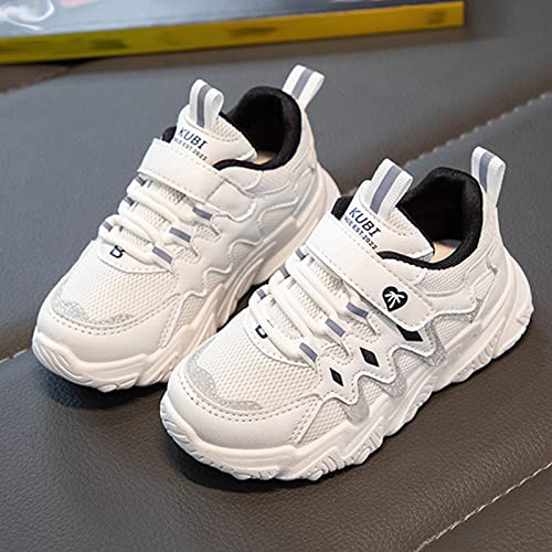 Children Outdoor Sports Shoes Thick Soles Non Slip Lace Up Mesh Breathable Shoes Sneakers for Little Boys Girls3