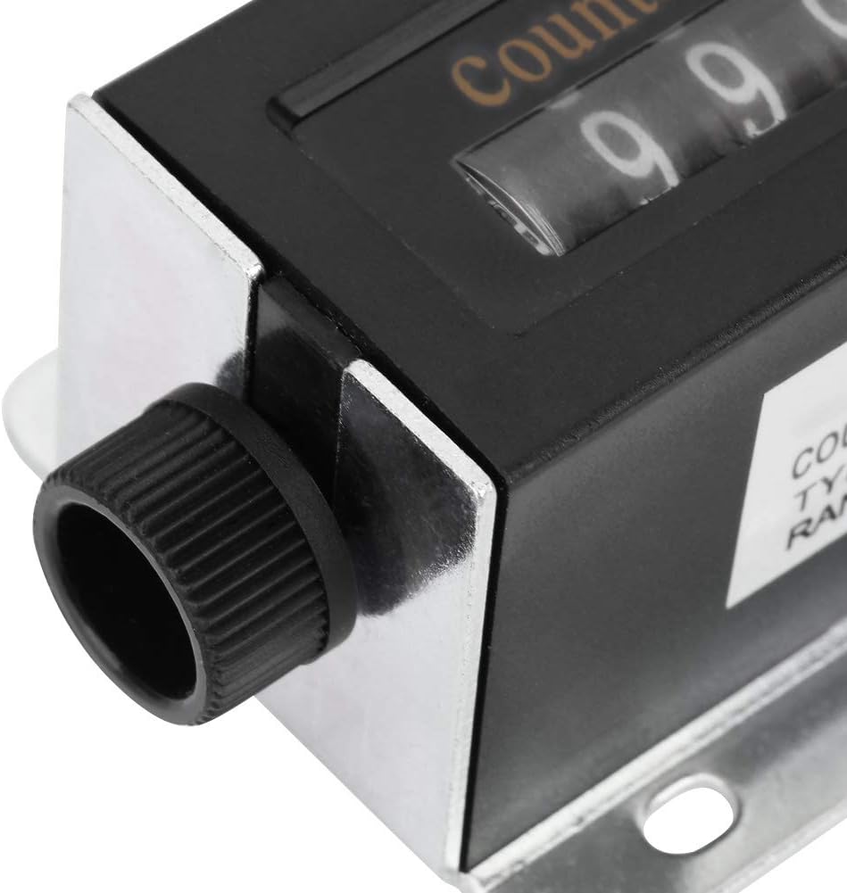 Mechanical Counter,D67F 5 Digit Mechanical Resettable Manual Hand Pull Stroke Tally Counter for Press and Printing Press - Image 4