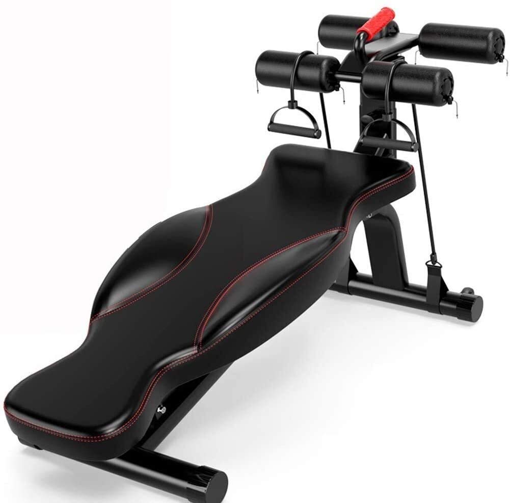 Trwałe, solidne ławki do ćwiczeń do domowej siłowni Składana ławka do ćwiczeń Skrzypiący sprzęt fitness Wielofunkcyjny przyrząd do ćwiczeń mięśni brzucha ze stołkami na hantle do domowych mężczyzn