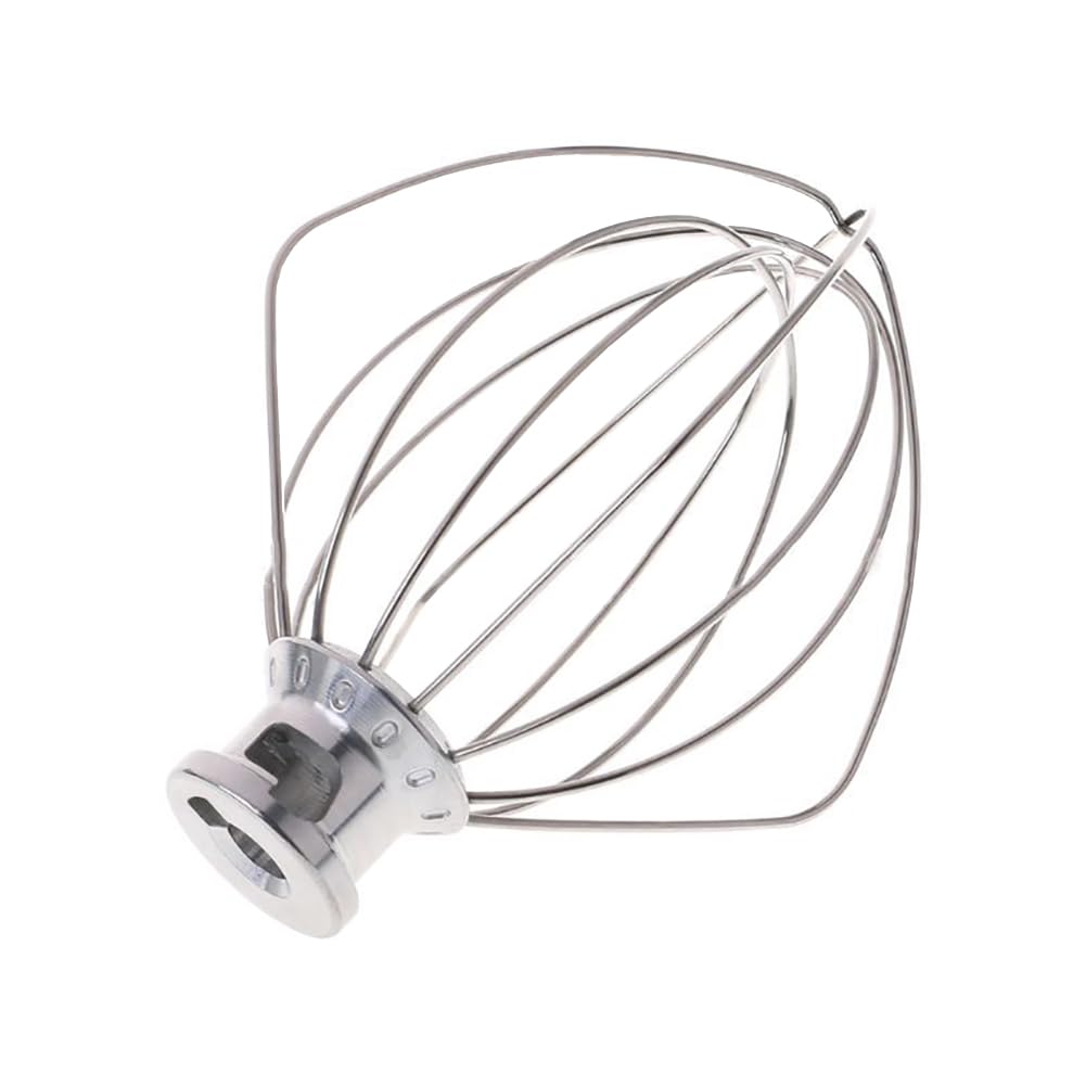 Xingsiyue 6-Wire Whip Attachment Replacement K45WW Stainless Steel Whisk for KitchenAid Tilt-Head Stand Mixer, Egg Cream Stirrer Flour Cake Balloon Whisk