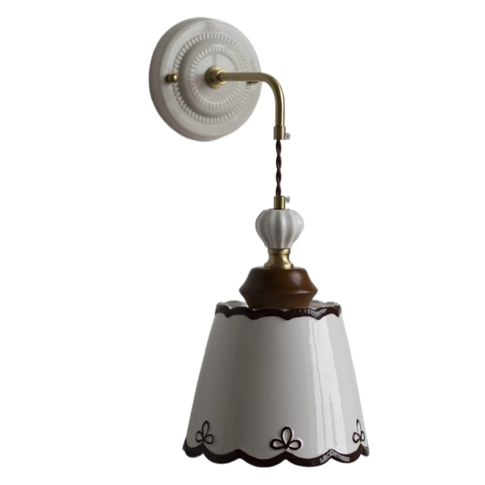 FEITENGDA Modern Japanese Wall Sconce French Vintage Country Wall Light