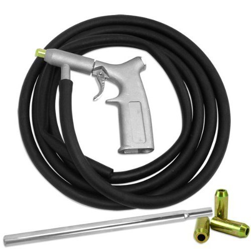 8 PC AIR Sandblaster Gun KIT Gun Tubes Pick Up Sand Blaster 1/4" Air Nozzles