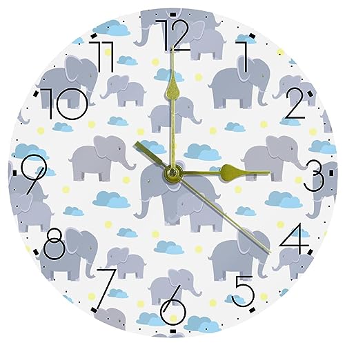 Horloges murales de 25,4 cm à piles pour une lecture claire à l'école - 2