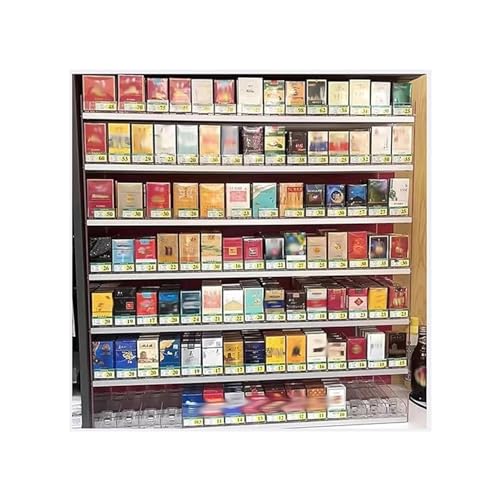 Présentoir à cigarettes de supermarché rectangulaire et mural pour tabac