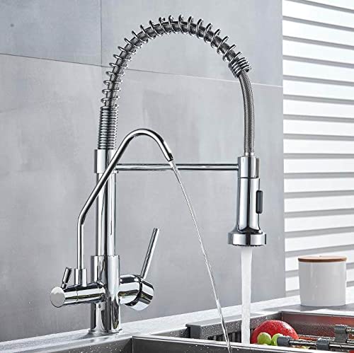 Water-tap de agua potable giratorio para fregadero con cartucho de filtro integrado