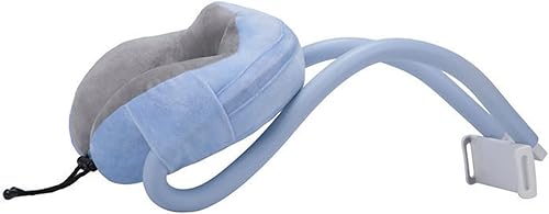Miniatura 9 de Alomejor Soporte de teléfono para almohada de cuello, cómodo, soporte de teléfono de estabilidad para cama, hogar, viajes, exteriores (azul claro)