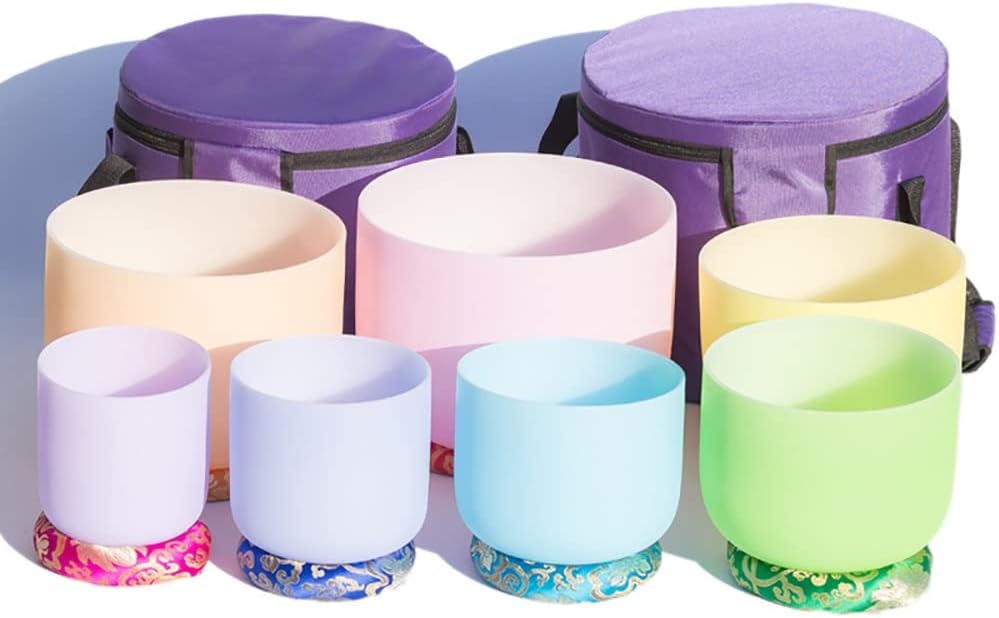 Crystal singing bowl Crystal Singing Bowls 6-12 Inch Set,(432hz)