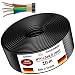Produktbild Erdkabel Stromkabel von 5 bis 50 m NYY-J 5x4 mm² Elektrokabel Ring zur Verlegung im Freien, Erdreich (10m)