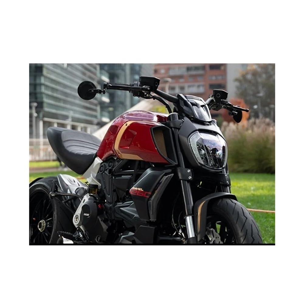 motos Miroir vélo Moto Rétroviseurs Latéraux Ronds À Embout Guidon Pour Keeway K-Light Pour Keeway Superlight 125