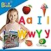 Magnetic Letters and Numbers + Matching A-Z Objects/ABC Magnets, Numbers and Board + E-Book with 35 Learning & Spelling Games Included | Alphabet Magnets and Numbers for Toddlers