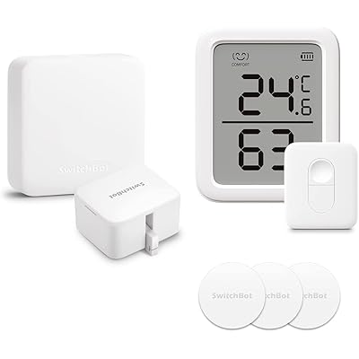 【セット買い】SwitchBot スマートホームを気軽に導入5点セット スイッチボット スマートホーム Alexa - スマートリモコン + 温湿度計 プラス  …