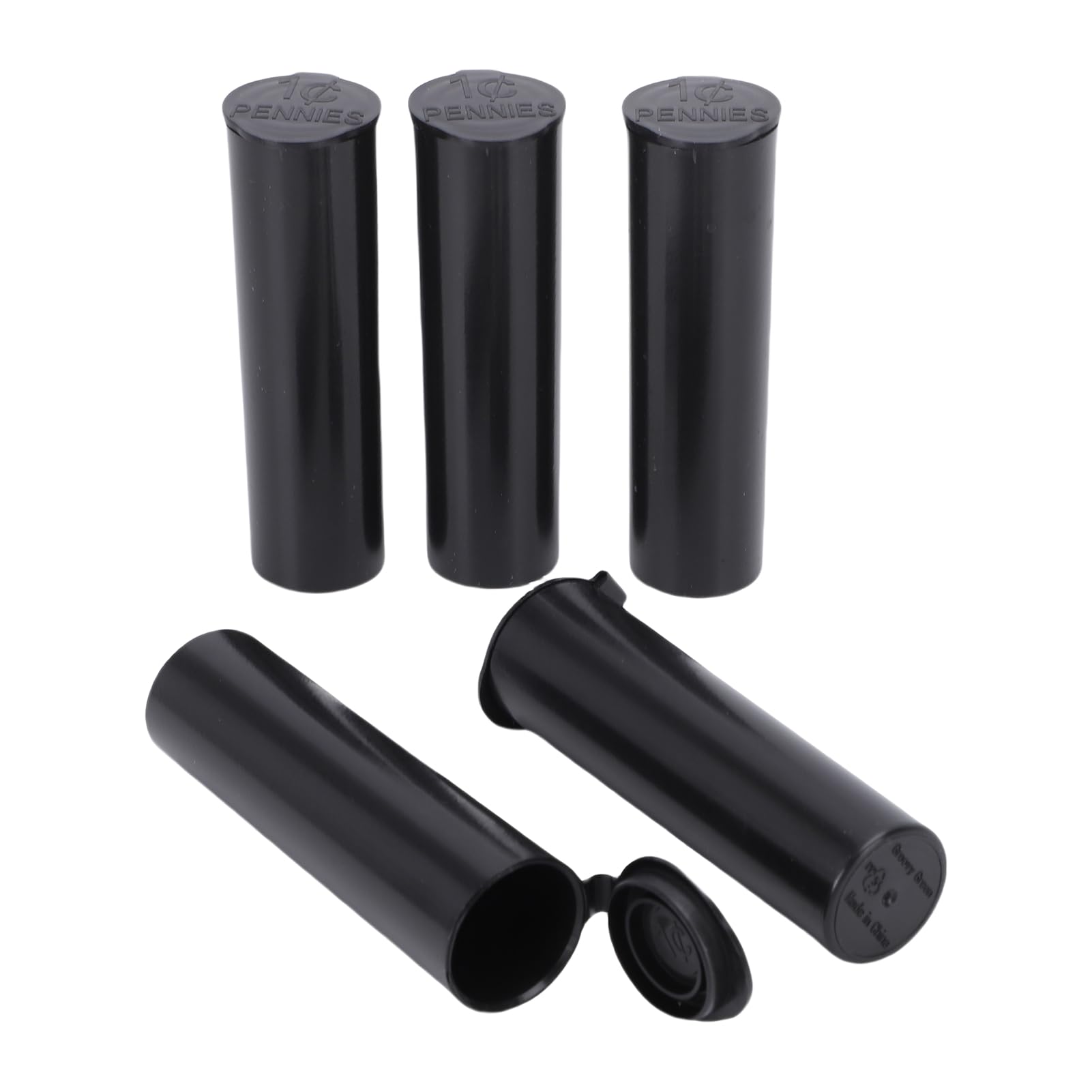 Ejoyous Tubi Portamonete, Set di Tubi Portamonete in ABS con 25 Pezzi, Contiene 50 Monete Ciascuno, Include Etichette Adesive, per la Raccolta di Monete da un Dollaro (#1)