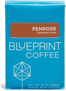 Blueprint Coffee Penrose Espresso Blend Whole Bean Coffee, 10 oz