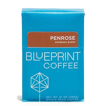 Blueprint Coffee Penrose Espresso Blend Whole Bean Coffee, 10 oz