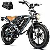 DEEPOWER Bici Elettrica, Batteria Rimovibile 48V 20Ah/35Ah/60Ah, Autonomia...