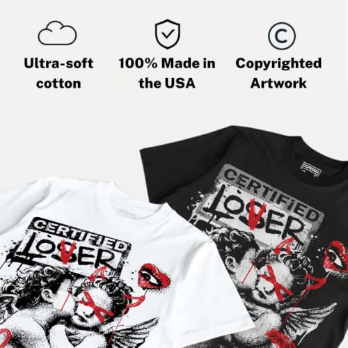Image of DopeSkill Graphic Tee Streetwear Hip Hop Hypebeast Street Style Crew Neck Unisex T-Shirt Sneaker Colour Matching Shirts Angel