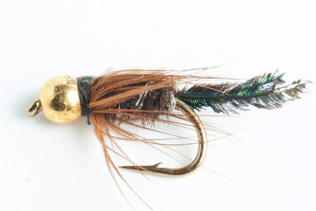 Blue Wing Olive Bead-Head Zug Bug Nymph Fly - 6 Pack